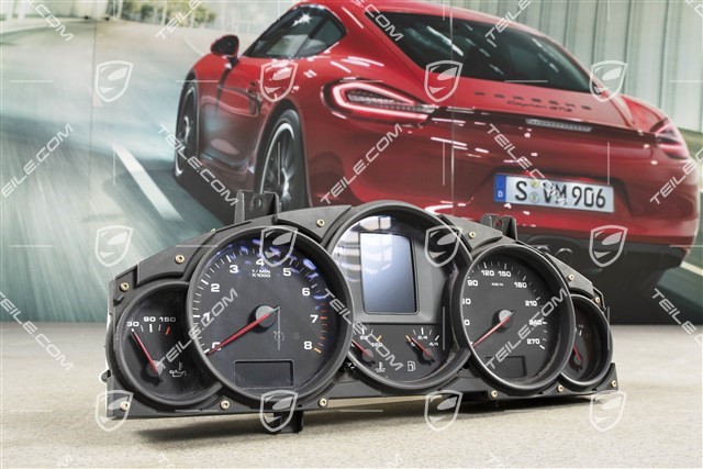 INSTRUMENT CLUSTER, Cayenne V6 3,2L 177kW, broken glass