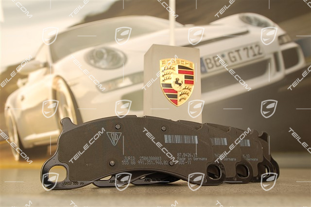 Brake pad set, C2S/C4S, front axle, L+R Brake pad set, C2S/C4S, front axle, L+R