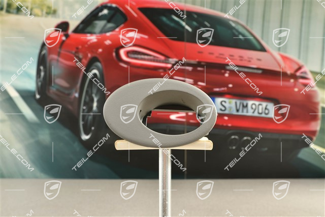 Hazard / warning light switch cover, Graphite grey RHD