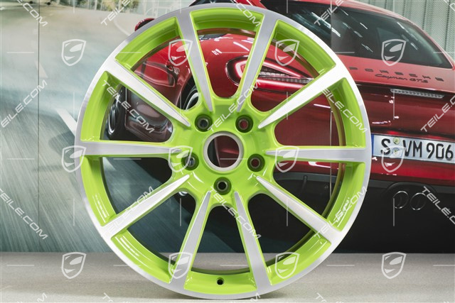 20" Felga Carrera Classic (II), 8,5J x 20 ET49, Lizard green