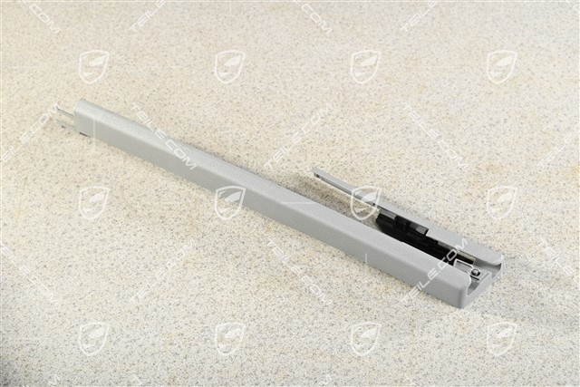 Abdeckung, Abdeckschiene für Vordersitz, Stahlgrau, R