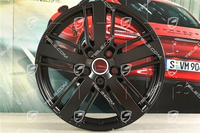 20" Felga Panamera Design 2, 9,5J x 20 ET71, czarny satynowy półmat