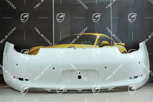 Rear bumper, C4 / C4S / GTS / 4GTS / 50 Jahre 911, with parking assistant, USA Version Rear bumper, C4 / C4S / GTS / 4GTS / 50 Jahre 911, with parking assistant, USA Version