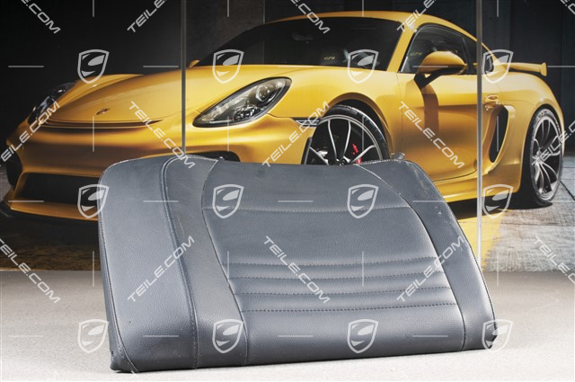 Back seat backrest, Rear, Leatherette, Metropole blue, Convertible, L