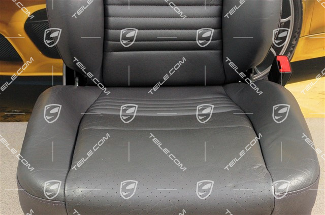 Sitz, manual einstellbar, Heizung, Leder/Kunstleder, Spacegrau, R