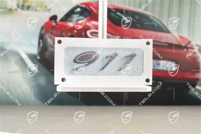 Logo "911", Chromed