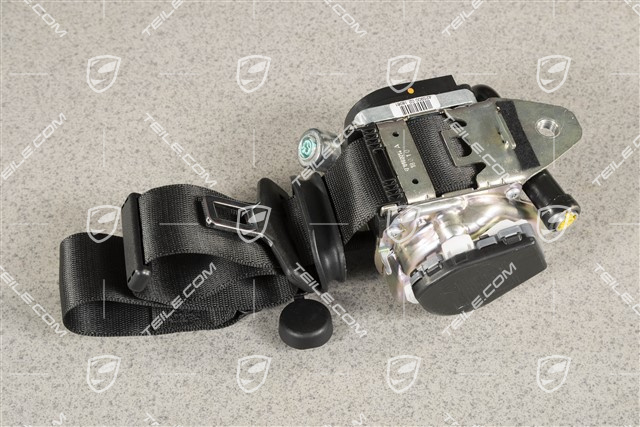 Seat belt, coupé/targa, front, black, USA, R