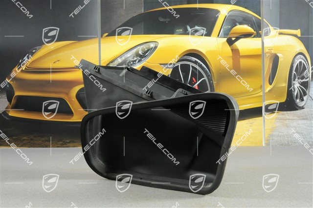 Air duct, lower part, Turbo, Facelift 09-, R Air duct, lower part, Turbo, Facelift 09-, R