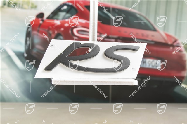 "RS" logo, black