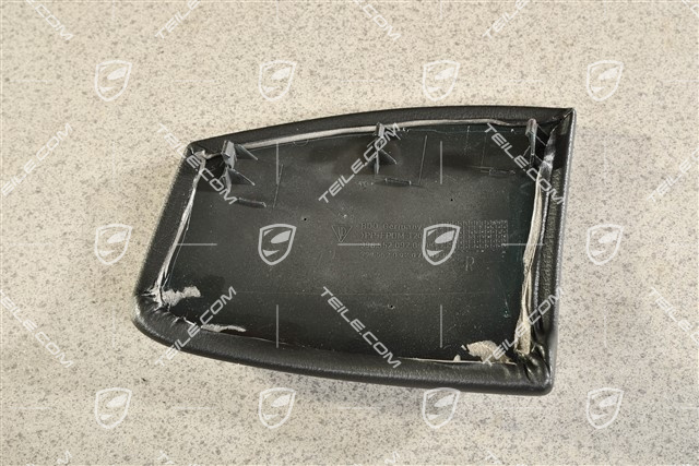 Centre console side trim, leatherette, Black, R