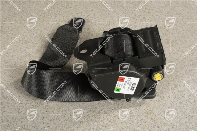 Sicherheitsgurt, Hinten, Schwarz, L=R