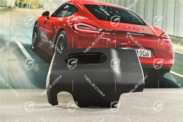 Steering column switch housing, lower part, Steering column electrically adjustable, Black