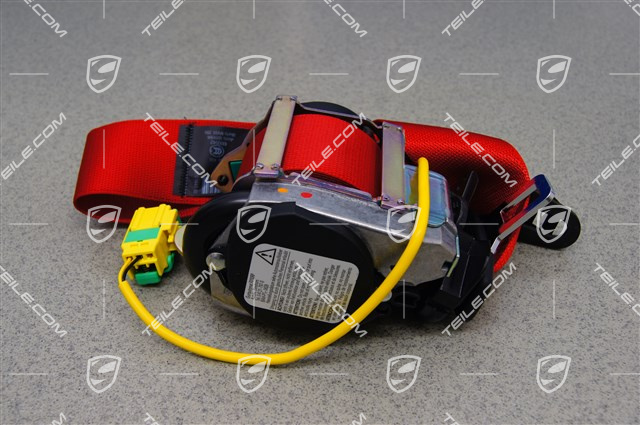 Seat belt, guards red, front, R Seat belt, guards red, front, R