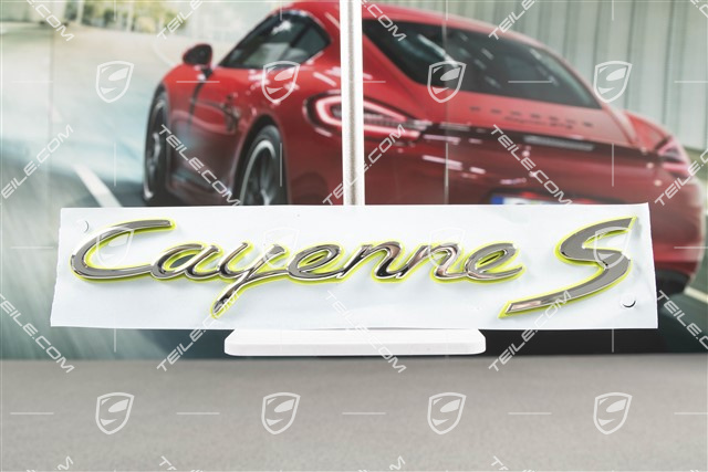 "Cayenne S" logo, Hybrid