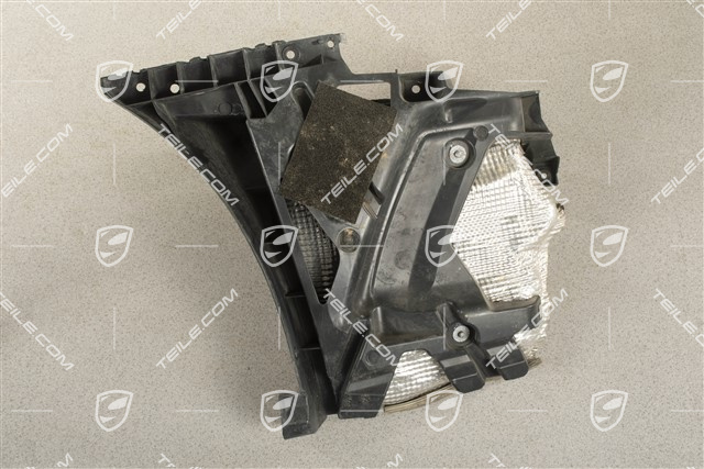 Retaining frame, incl. heat shield, GT3 / Speedster, L