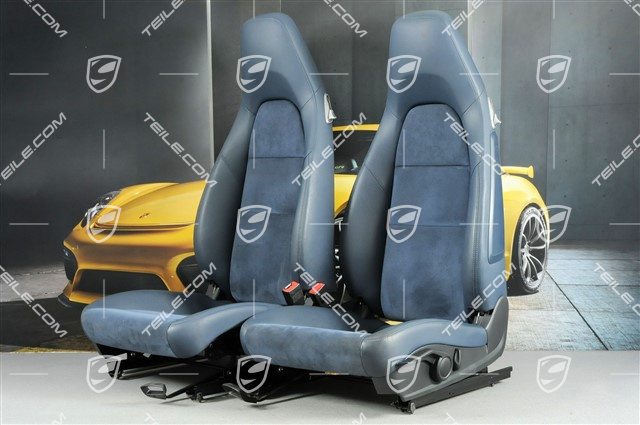 Sitze, manual einstellbar, Kunstleder/Alcantara, Yachtingblau, Satz (L+R)