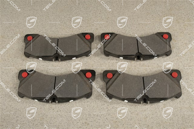 Brake pads, front axle, PCCB