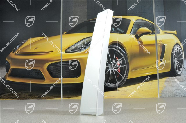 Alu trim, C-pillar, Satin Aluminium, R