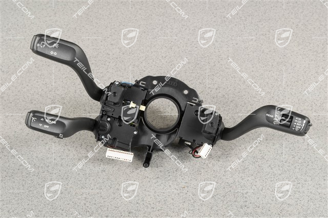 Steering column switch with cruise control and voice control