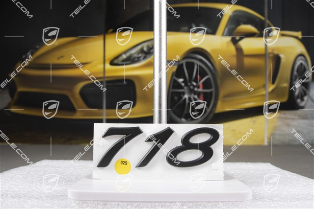 Badge / Emblem 718, Black