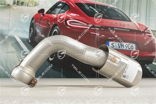 Exhaust system tail pipe, standard tailpipe, 4-pipe look, inner, R