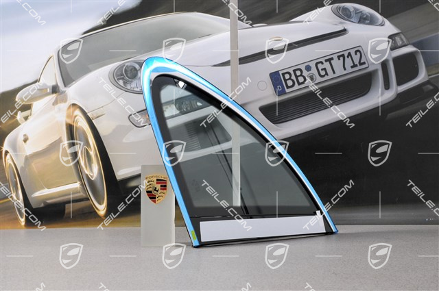 Side window, rear, aluiminium, PCM, R Side window, rear, aluiminium, PCM, R