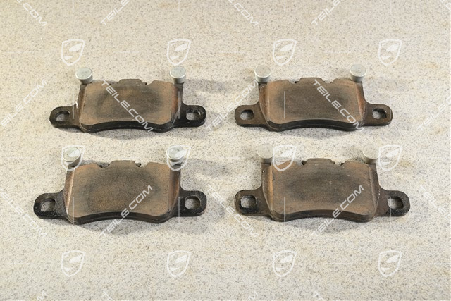 Brake pad set, Turbo/Turbo S, rear axle, set, L+R