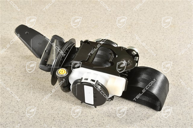 Seat belt, front, black, L