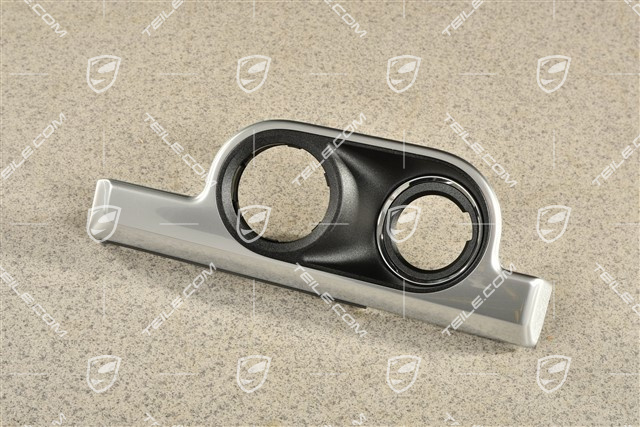 Dashboard trim / moulding, Ignition/Starter switch, Galvano silver RHD