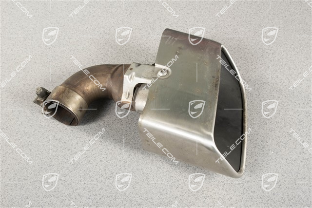Exhaust system tail pipe, standard tailpipe, 3.0L V6, L