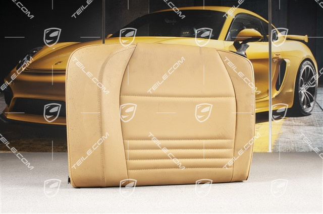 Back seat backrest, Rear, Leatherette, Savanna beige, Coupe, L