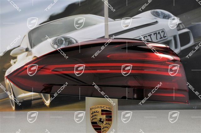Rear light set, black-red (4 pcs), facelift 2014->