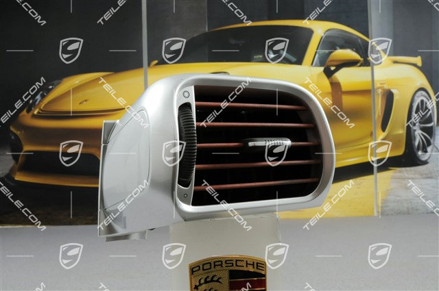 Dashboard side vent / grille, Leather, Terracotta, L Dashboard side vent / grille, Leather, Terracotta, L