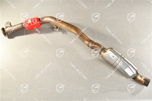 Exhaust pipe, with front silencer, 4,0L, R