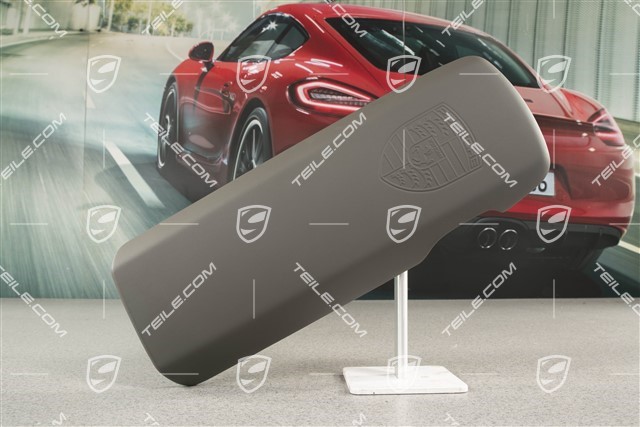 Lid with Porsche crest, Agate Grey