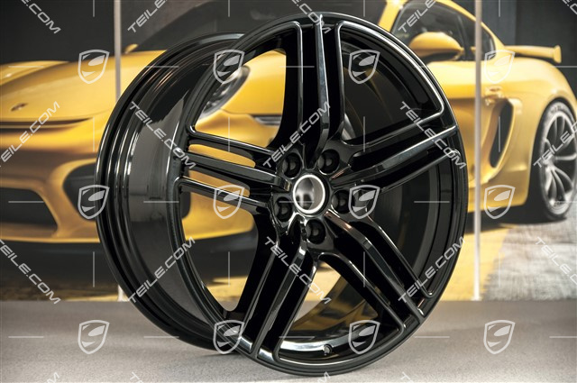 19" Felga Macan Design, 9J x 19 ET21, czarny wysoki połysk
