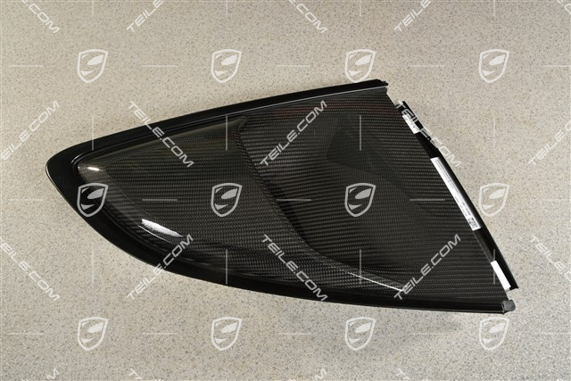 GT4RS Weissach Package, side window air inlet, carbon gloss, R