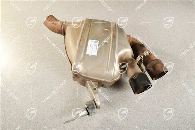3,0L / 3,6L, Rear muffler without tail pipe, L