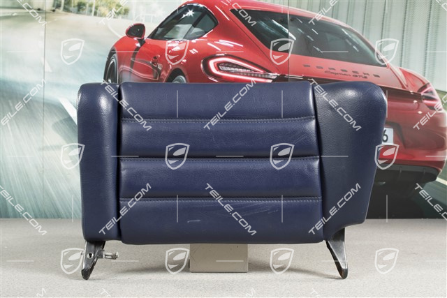 Back seat backrest, Cabrio, Leatherette, Cobalt blue, L