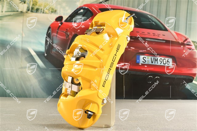 718 Spyder / Spyder RS, Front axle brake calliper, PCCB Yellow, L