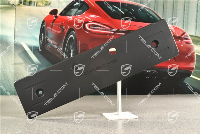 Number / Licence plate support, Rear, Coupe
