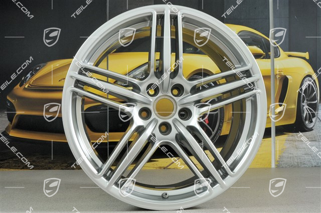 19" Felge Macan Design, 9J x 19 ET21, Brilliantsilber