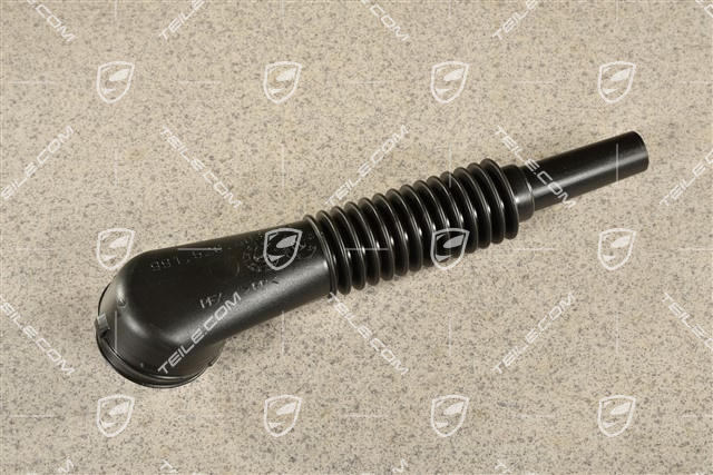Filler neck for windshield wash system reservoir / tank