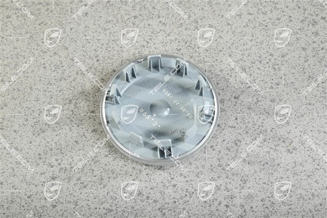 Wheel hub cap, Carrara White, paint code S9R