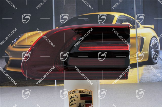 Rear light set, black-red (4 pcs), L+R