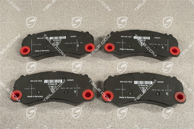 Spyder, Brake pads, PCCB, front, L+R