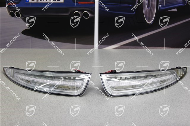 Rear lights white, set (L+R), C2 / C2S / C2GTS / GT3 / GT3RS Rear lights white, set (L+R), C2 / C2S / C2GTS / GT3 / GT3RS