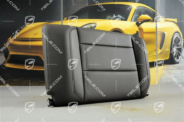 Back seat backrest, Rear, Natural leather, Espresso, Coupe, L Back seat backrest, Rear, Natural leather, Espresso, Coupe, L