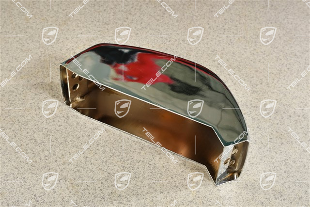 Rear bumper, Black horn, L=R