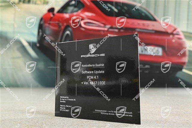 Navigation software update, SD Card